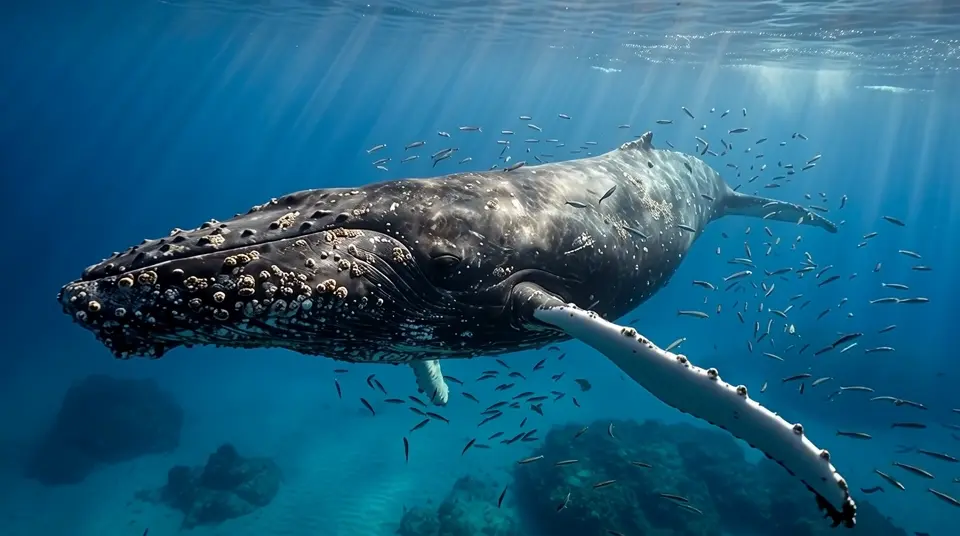 Thumbnail for Whale glide scene